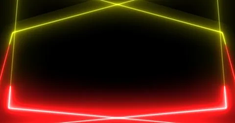 3d Rectangles moving background motion graphic in neon sign abstract colors.. イラスト素材