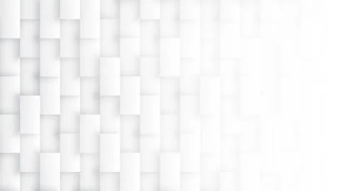 3D Rectangles Pattern High Technology Simple White Abstract Background イラスト素材