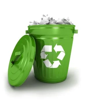 3d recycle trash can Stock Illustration