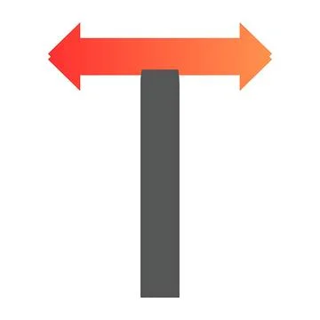 3D Red Arrow Breaking Barrier Concept for Success and Growth in Business In.. Stock Illustration