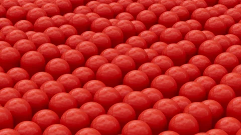 3D Red Capsules Animation Background Stock Footage 163877586