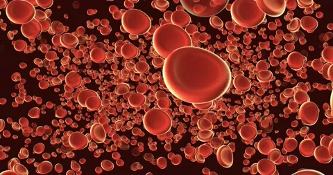 3d Red Cells Background Stock Footage 140174659