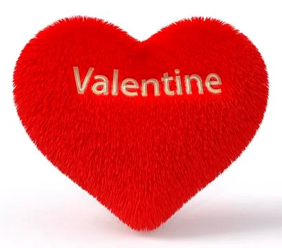 3d red heart Stock Illustration