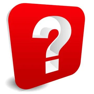 3D red question mark graphics for related concepts. Problem solving, question 스톡 일러스트