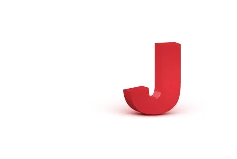 3D red realistic character, vector illustration Stock Illustration