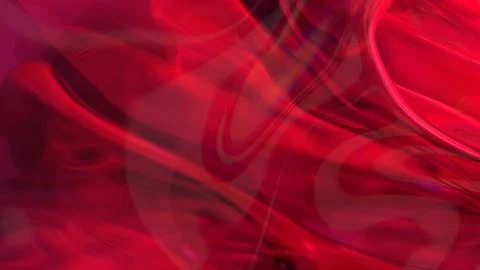 3D red translucent abstract wave wallpaper background. Shiny curved organic.. Stockillustratie