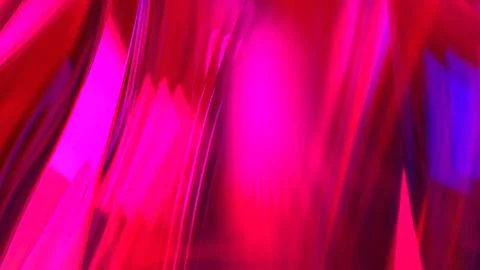 3D red translucent abstract wave wallpaper background. Shiny curved organic.. Illustrazione stock