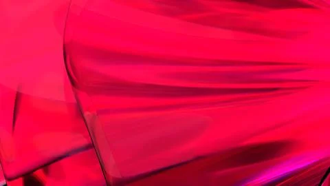 3D red translucent abstract wave wallpaper background. Shiny curved organic.. Stock Illustration