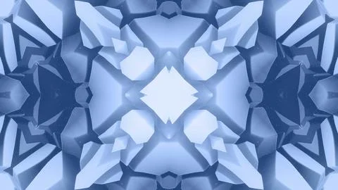 3d render. 3d abstract shape like star or flower, symmetrical structure of black 스톡 일러스트