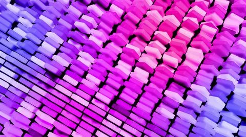 3d render. 3d abstract simple geometric background with multicolor rectangles on Ilustración de archivo