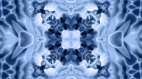 3d render. 3d abstract soft black matte 3d shape in symmetrical structure of 스톡 일러스트