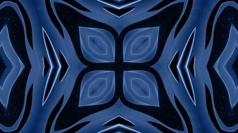 3d render. 3d abstract soft black matte 3d shape in symmetrical structure of 스톡 일러스트