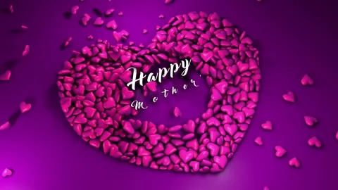 3D Render-3D beautiful heart background, Stock Footage 152796876