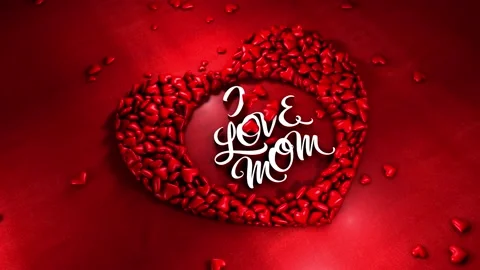 3D Render-3D beautiful heart background, Stock Footage 152796905