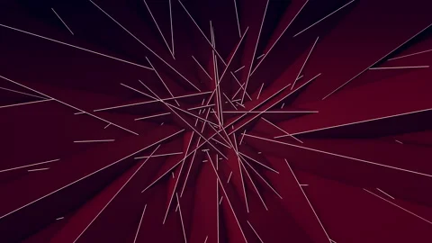 3D render of abstract amorph background with wireframe and displacement effects Stock Footage 249218951