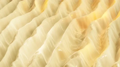 3D Render Abstract Animation Milk Waves Stock Footage 169960404
