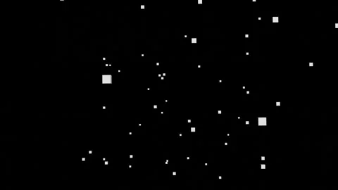 3D render Abstract Animation of white Cube with dark  background. Stock Footage 241504656