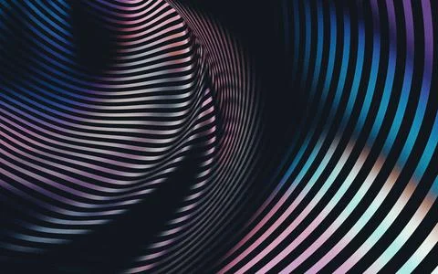 3d render of abstract art of surreal 3d background with part of drapery textile Stock Illustration