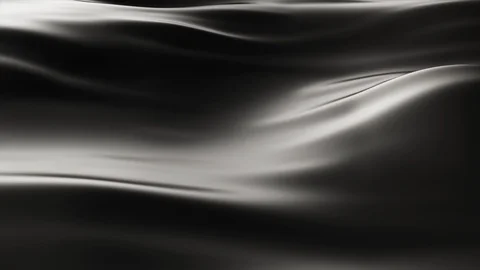 3d render abstract background of a developing fabric. Wave motion on black silk Stock Footage 112095373