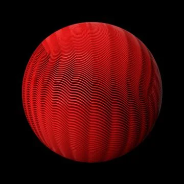 3d render abstract background. Displacement surface. Random patterns extruded Stock Illustration