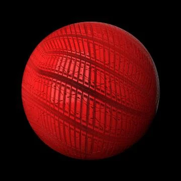 3d render abstract background. Displacement surface. Random patterns extruded Stock Illustration