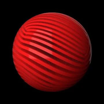 3d render abstract background. Displacement surface. Random patterns extruded Stock Illustration