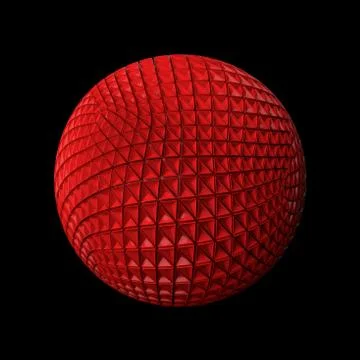 3d render abstract background. Displacement surface. Random patterns extruded Illustrazione stock