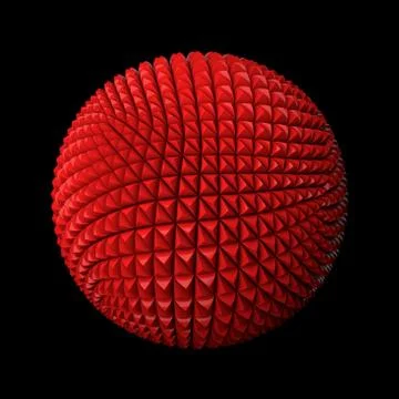 3d render abstract background. Displacement surface. Random patterns extruded Stock Illustration