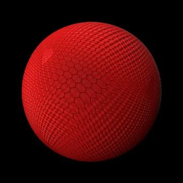 3d render abstract background. Displacement surface. Random patterns extruded Stock Illustration