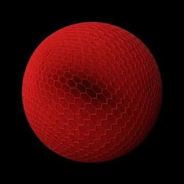 3d render abstract background. Displacement surface. Random patterns extruded Stock Illustration