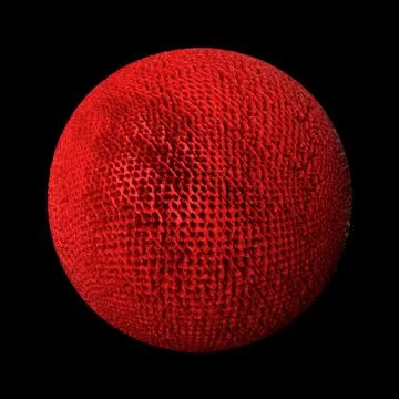 3d render abstract background. Displacement surface. Random patterns extruded Stock Illustration