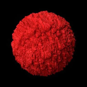 3d render abstract background. Displacement surface. Random patterns extruded Stock Illustration