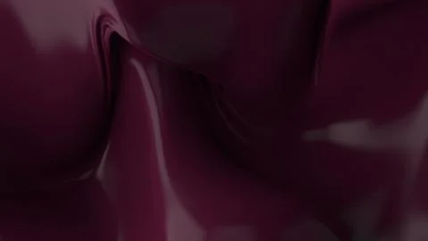 3d render abstract background with elegant deformed cloth piece. Smooth fabri Stock Illustration