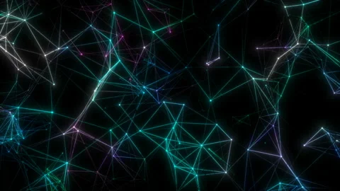 3d render, abstract background, neon rays inside dark box, tunnel, corridor Stock Footage 108460108