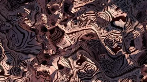 3d render abstract background with noise patterns on complex geometry. Abstra Stock Illustration