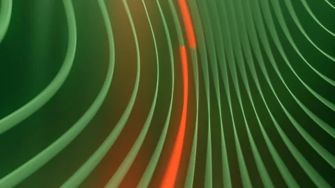 3d render abstract background with orange motion glowing lines loop animation HD Stock Footage 124117101