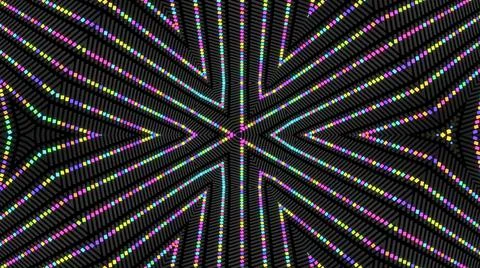 3d render. Abstract background with symmetrical structures like kaleidoscope Stock Illustration