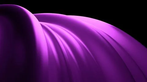 3d render abstract background with twisted geometry. Swirl shape... Stock-Illustration