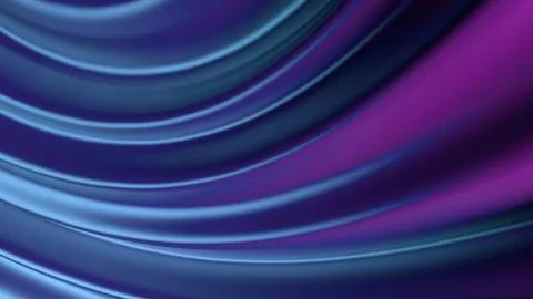 3d render abstract background with twisted geometry. Swirl shape... Stock Illustration