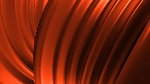 3d render abstract background with twisted geometry. Swirl shape... Stock Illustration