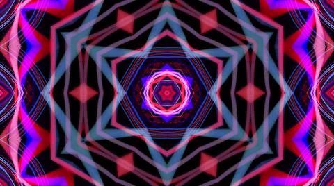 3d render. Abstract bg with pattern of glow blue purple lines. Pattern like Stock Illustration