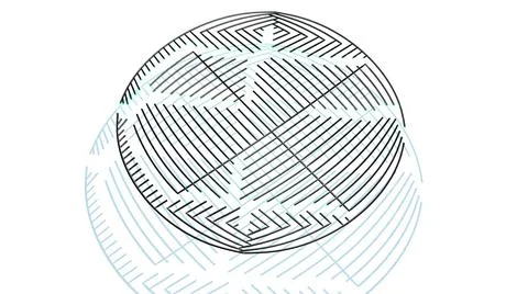 3d render. Abstract black wireframe on white bg. Ai growing geometric pattern of イラスト素材