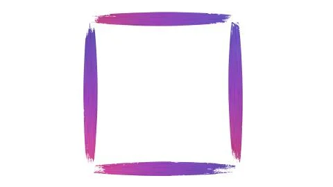 3d render of abstract brush stroke curl Stock Illustration