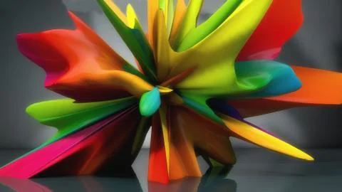 3d render. Abstract colorful background Stock-Illustration