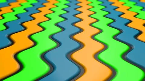 3d render. Abstract colorful background Stock Illustration