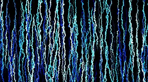 3d render. Abstract creative background with curled lines like blue trails on 스톡 일러스트