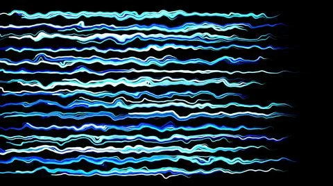 3d render. Abstract creative background with curled lines like blue trails on 스톡 일러스트