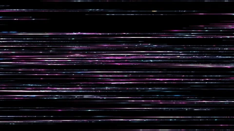 3d render, abstract digital background, horizontal lines, rain, sparkling bac Stock Footage 91044211