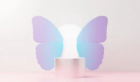 3d render abstract display podium platform for product presentation and adv.. Stock Photos