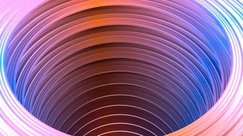 3D render of Abstract dynamic textured wave background Stock Illustration